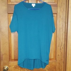 NWOT teal xxs Lularoe Irma